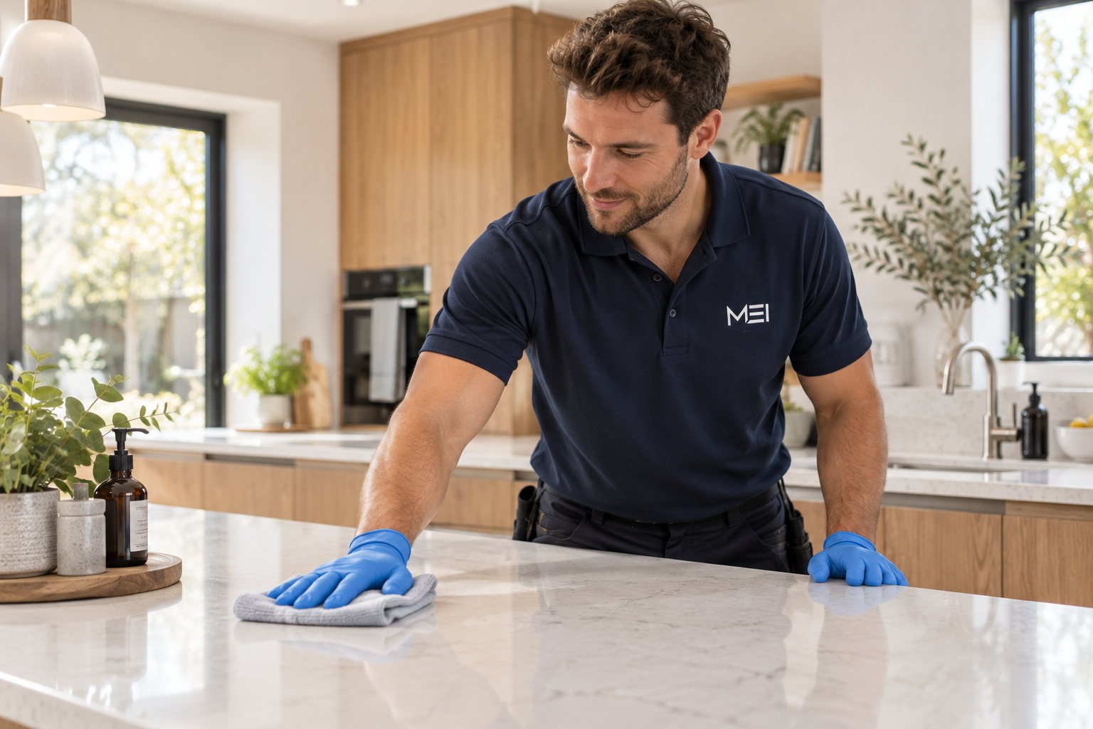 MEI residential kitchen cleaning